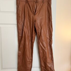 Commando Brown Leather Dress Pants